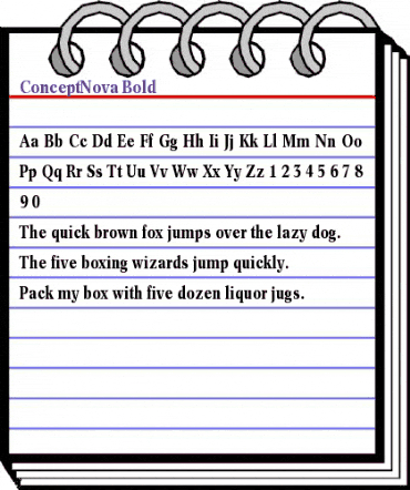 ConceptNova Bold animated font preview ConceptNova Bold animated font preview