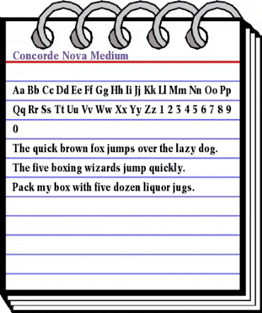 Concorde Nova Bold animated font preview Concorde Nova Bold animated font preview