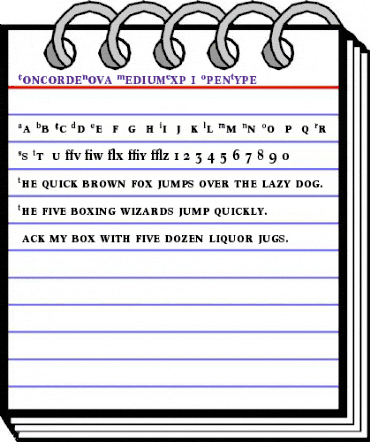 Concorde Nova Medium Expert animated font preview Concorde Nova Medium Expert animated font preview