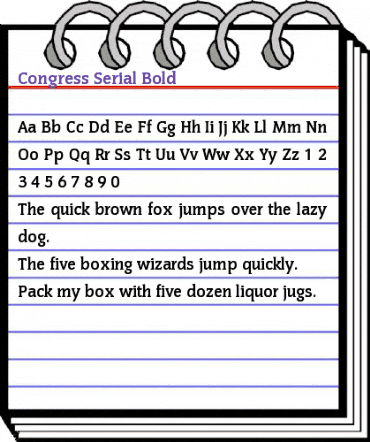 Congress-Serial Bold animated font preview Congress-Serial Bold animated font preview