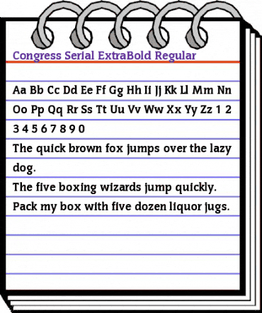 Congress-Serial-ExtraBold Regular animated font preview Congress-Serial-ExtraBold Regular animated font preview