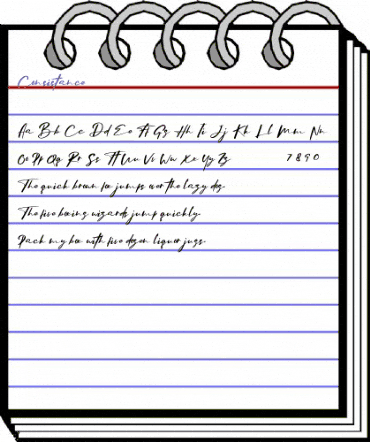 Consistance Regular animated font preview Consistance Regular animated font preview