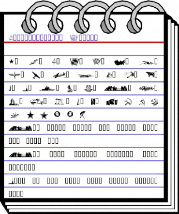 Constructivist Extras animated font preview Constructivist Extras animated font preview