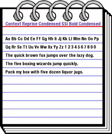 Context Reprise Condensed SSi Bold Condensed animated font preview Context Reprise Condensed SSi Bold Condensed animated font preview