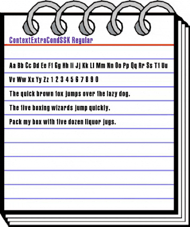 ContextExtraCondSSK Regular animated font preview ContextExtraCondSSK Regular animated font preview