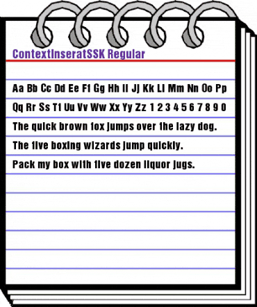 ContextInseratSSK Regular animated font preview ContextInseratSSK Regular animated font preview