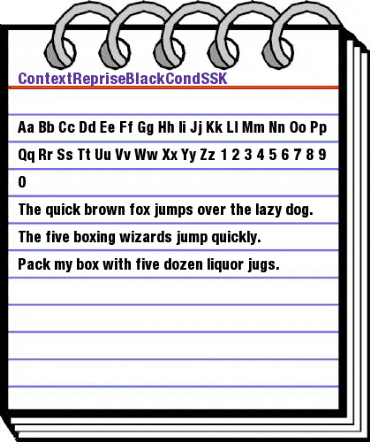 ContextRepriseBlackCondSSK Regular animated font preview ContextRepriseBlackCondSSK Regular animated font preview
