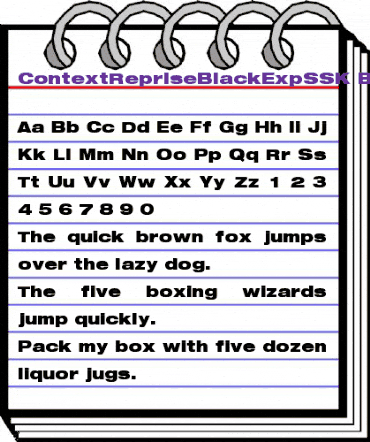 ContextRepriseBlackExpSSK Bold animated font preview ContextRepriseBlackExpSSK Bold animated font preview