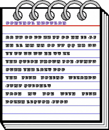 Control Regular animated font preview Control Regular animated font preview