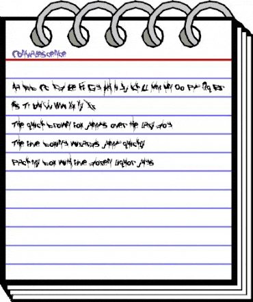 Convalescence Regular animated font preview Convalescence Regular animated font preview