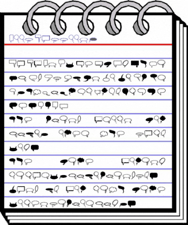 Cool Balloons Regular animated font preview