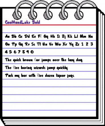 CoolHandLuke Bold animated font preview CoolHandLuke Bold animated font preview