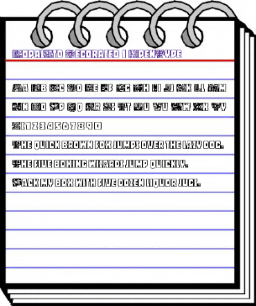 Copal Std Decorated animated font preview Copal Std Decorated animated font preview