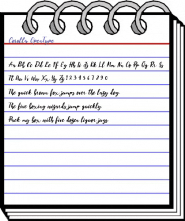 Corolla Regular animated font preview Corolla Regular animated font preview