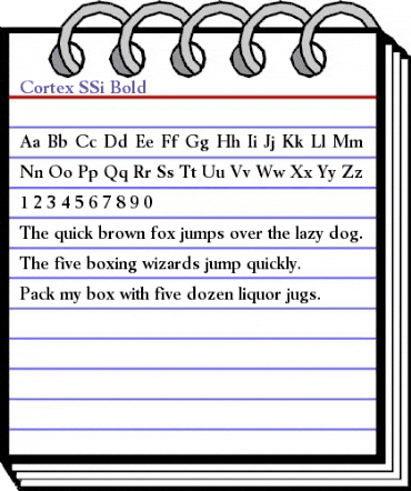 Cortex SSi Bold animated font preview Cortex SSi Bold animated font preview