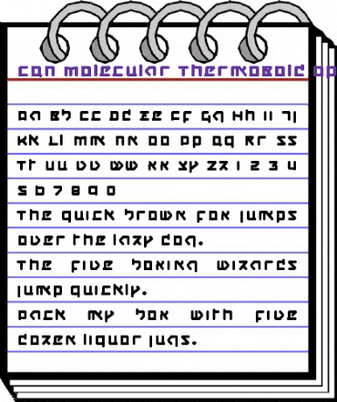 CQN-Molecular ThermoBold animated font preview CQN-Molecular ThermoBold animated font preview