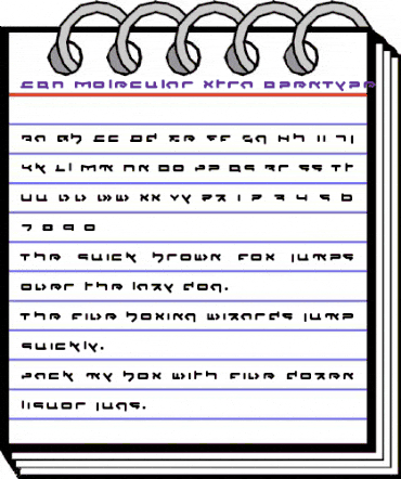 CQN-Molecular Xtra animated font preview CQN-Molecular Xtra animated font preview