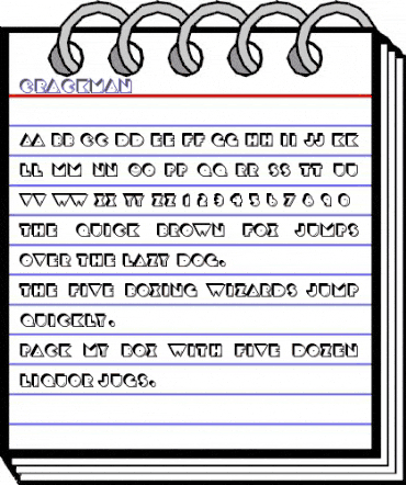 CrackMan Regular animated font preview CrackMan Regular animated font preview