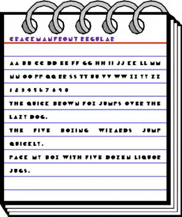Crack Man Front animated font preview Crack Man Front animated font preview