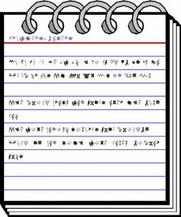 Crafters Flowers Regular animated font preview