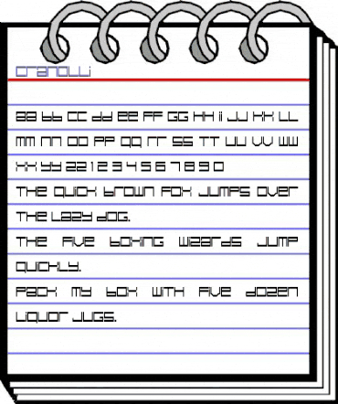 Cranolli Medium animated font preview