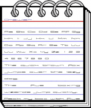 Crawler Medium animated font preview Crawler Medium animated font preview