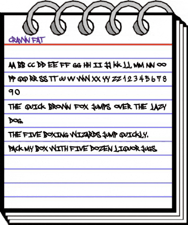 Crawn Fat Regular animated font preview