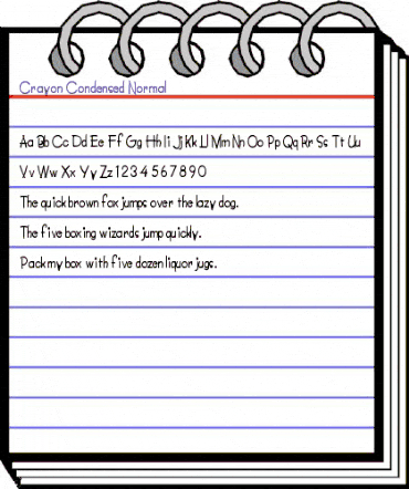 Crayon-Condensed Normal animated font preview Crayon-Condensed Normal animated font preview