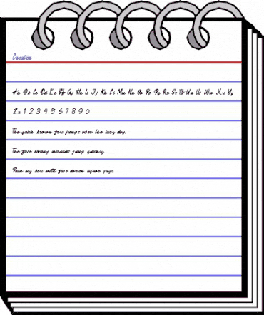 Created Regular animated font preview