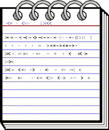 CreativeArrows LT Regular animated font preview