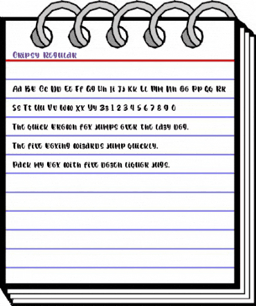 Cripsy Regular animated font preview Cripsy Regular animated font preview