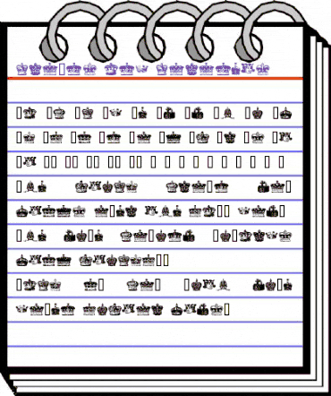 crowns and coronets Regular animated font preview crowns and coronets Regular animated font preview