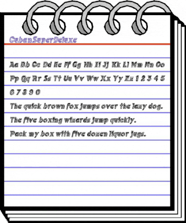 CubanSuperDeluxe Regular animated font preview CubanSuperDeluxe Regular animated font preview