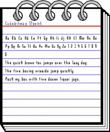 Cubebitmap 12point animated font preview Cubebitmap 12point animated font preview