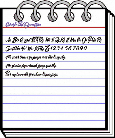 Cubiqle Part Regular animated font preview