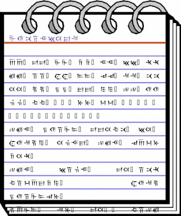 Cunieform Regular animated font preview