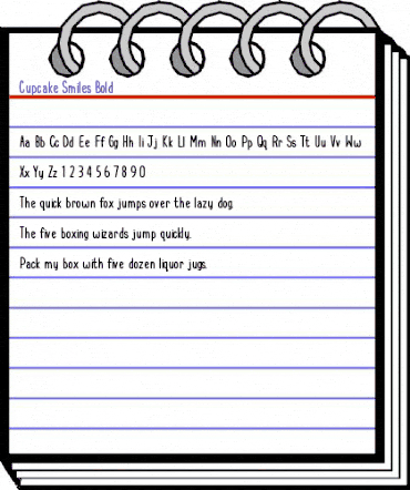 Cupcake Smiles Bold animated font preview Cupcake Smiles Bold animated font preview