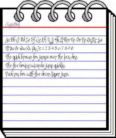 CupieDoll Regular animated font preview CupieDoll Regular animated font preview