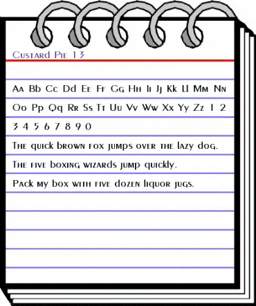 Custard Pie 13 Bold animated font preview Custard Pie 13 Bold animated font preview