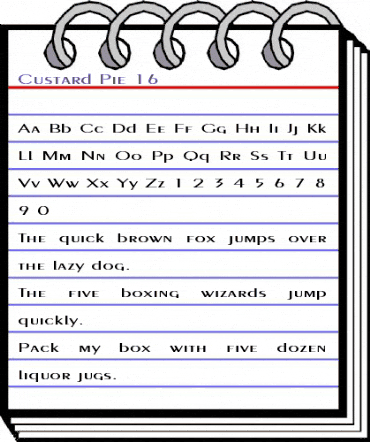 Custard Pie 16 Bold animated font preview Custard Pie 16 Bold animated font preview