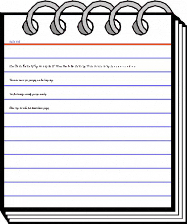 Cutie Cat Regular animated font preview