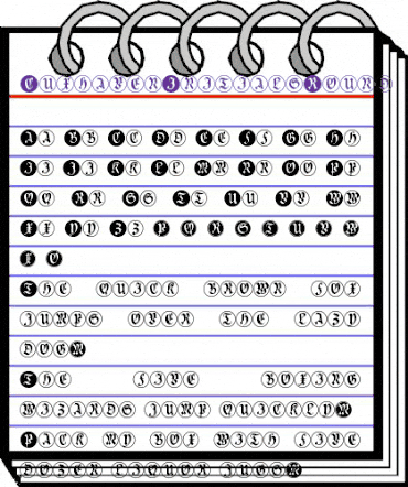 CuxhavenInitialsRound Regular animated font preview