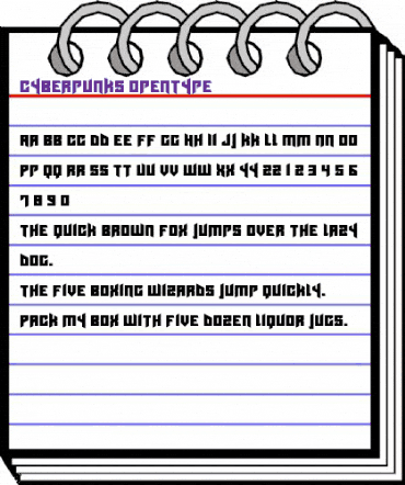 Cyberpunks Regular animated font preview Cyberpunks Regular animated font preview