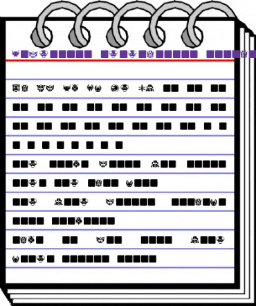 Cybertron Generations Normal animated font preview