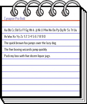 Cynapse Pro Bold animated font preview Cynapse Pro Bold animated font preview
