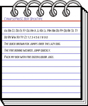 Cynapse Pro SC Bold Italic animated font preview Cynapse Pro SC Bold Italic animated font preview