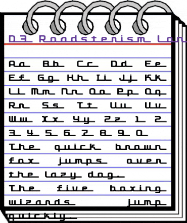 D3 Roadsterism Long Regular animated font preview D3 Roadsterism Long Regular animated font preview