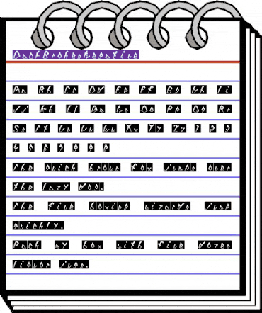 Dack Regular animated font preview Dack Regular animated font preview