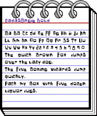 DadasAngie Regular animated font preview DadasAngie Regular animated font preview