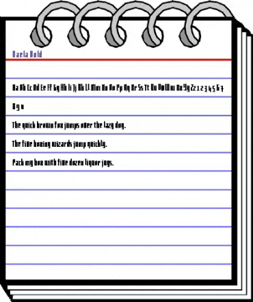 Daela Bold animated font preview Daela Bold animated font preview